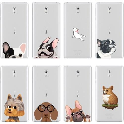 Pug Dog French Bulldog Corgi Puppy Kawaii Animal Phone Case Silicone For Nokia 7 Plus X6 Soft Back Cover For Nokia 1 2 3 5 6 8