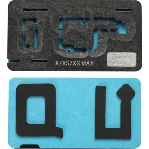 QIANLI Middle Layer Reballing Stencils Station for iPhone X XS Max Motherboard Rework Platform