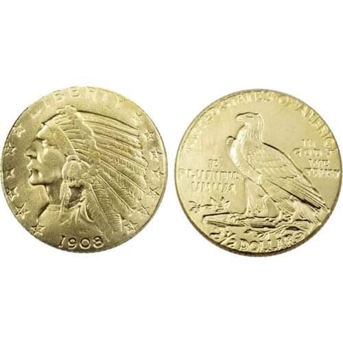 Gold Plated United States Liberty Commemorative Coin Souvenir Challenge Collectible Coins Collection Art Craft