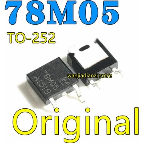 New 78M05 7805 L78M05CDT TO-252 Three-terminal voltage regulator circuit voltage regulator triode integrated circuit chips