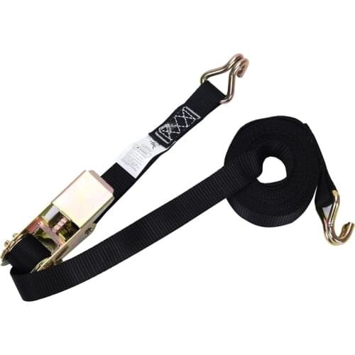 12 feet Heavy Duty rust-proof iron+ anti-rust layer Ratchet Tie Down Strap Banding Rope For RV Sailing Boat Yacht Trailer Kayak