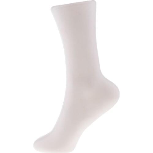 2pcs Foot Sock Sox Display Mold Short Stocking Mannequin Model Manikin White