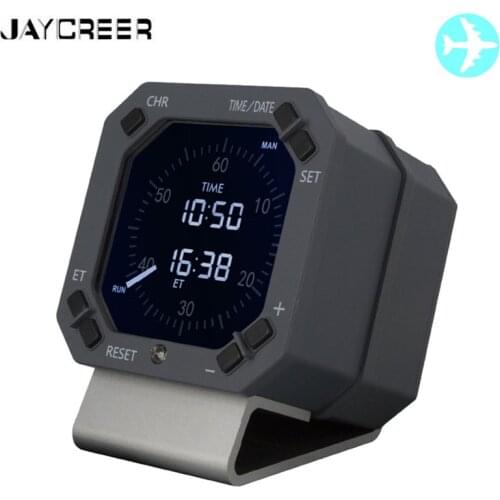 JayCreer Pro Aircraft Instrument Aviation Clock For Boeiing 737NG and Home