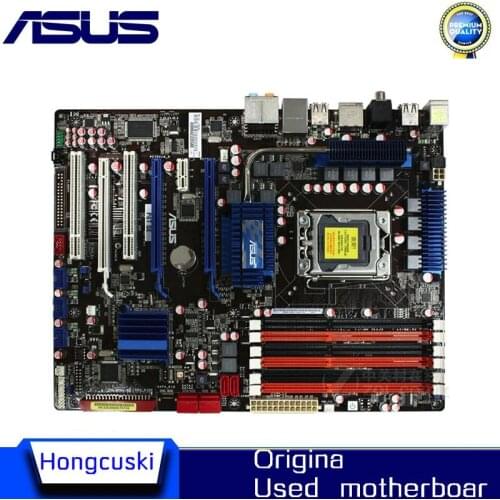 For ASUS P6T SE Used original motherboard Socket LGA 1366 DDR3 X58 Desktop Motherboard