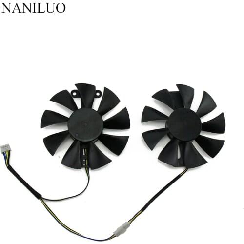 Free Shipping DIY replace GA91B2U 12V 0.40A 86mm 4Wire 4Pin For Dataland RX470 RX480 Graphics Card Cooling Fan