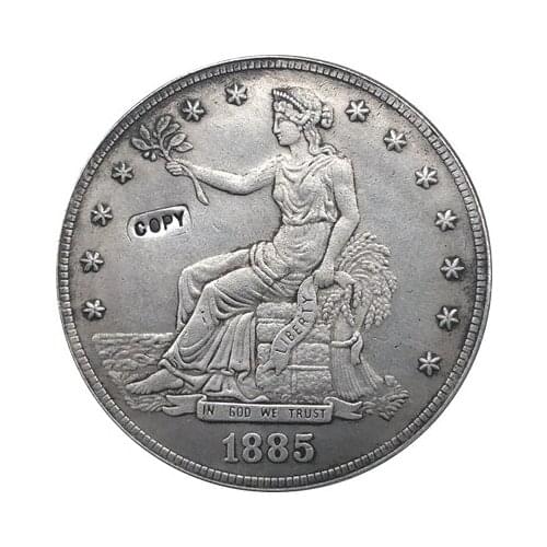 1885 Trade Dollar COIN COPY