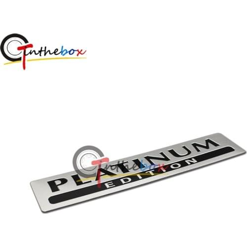 GTinthebox 1X Aluminum PLATINUM EDITION for Special Limited Pathfinder Emblem Badge Sticker
