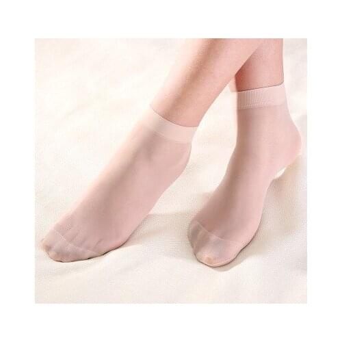 2019 new spring and summer anti-hook silk ladies stockings short soft breathable steel ultra-thin sexy stockings