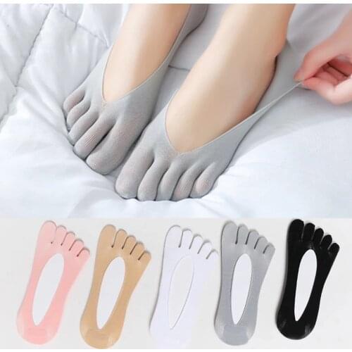 Orthopedic Compression Socks Womens Toe Socks Ultra Low Cut Liner with Gel Tab Breathable/sweat-absorbent/deodorant/invisible
