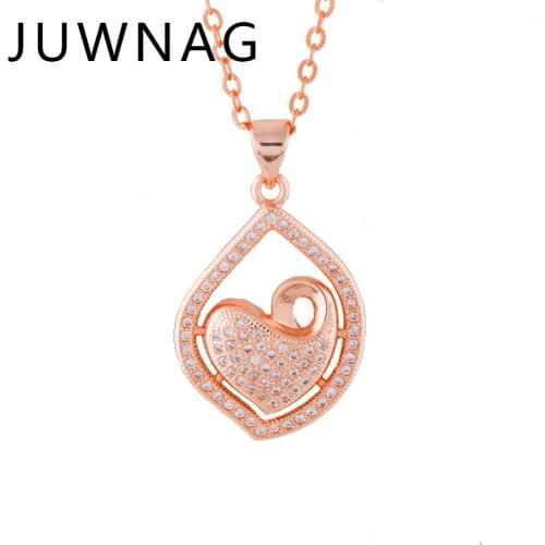 Heart Romantic Love Pendant Necklace Fashion Luxury Famous Brand New York Necklace For Lover Choker Valentines Day Wedding Gift
