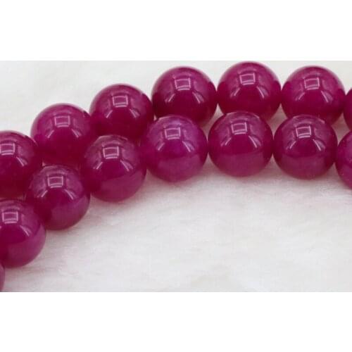 Rose red chalcedony 10mm round shape loose beads 15 inch DIY stone best selling jewelry making bracelet necklace wholesale