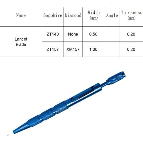 Sapphire Lancet Blade Ophthalmic knife eye tools ophthalmic eye instrument