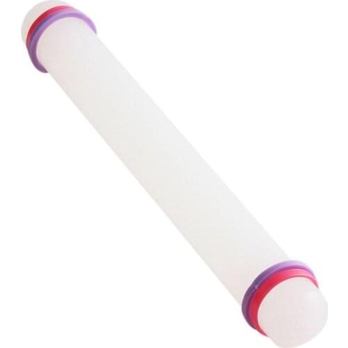 Diy Silicone Rolling Pin Baking Pastry Tool Practical Rubber Cm 2.5 Healthy Including 1 X And Rings 4 Rocker And 22.5 Q2G2