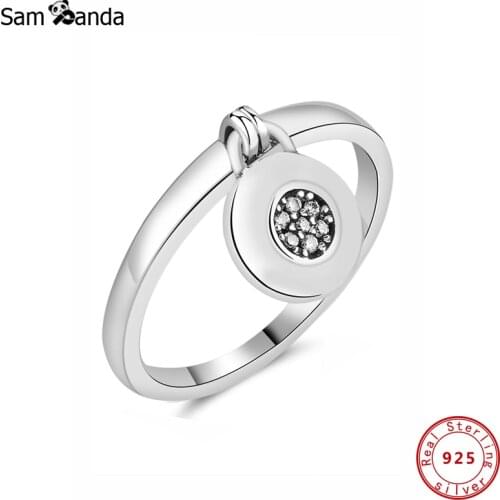 925 Sterling Silver Ring Original Engagement Wedding Rings Women Jewelry Vintage Valentines Day Gift Luxury Brand