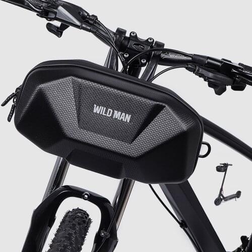 Bicycle Hard Shell Bag Reflective MTB Cycling Bike Front Rack Hanging Bag Bicycle Handlebar Case Holder for MTB Bike