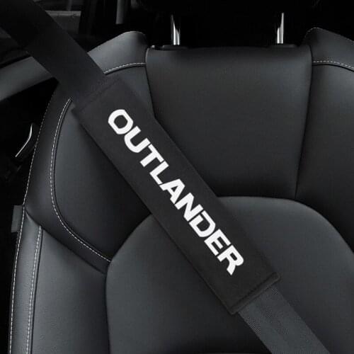 2pcs Cotton flannel carbon fiber protection Cover case for Mitsubishi Outlander 2013 2014 2015 2016 2017 2018 2019 Car Styling