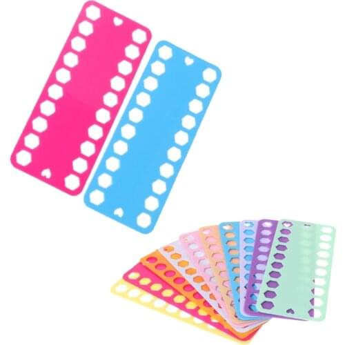 2Pcs Plastic Cross Stitch Row Line Tool 30 Positions Thread Board Thread & Yarn Organizer Embroidery Accessory 3 Colors s