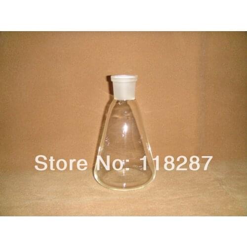 250ML,Glass Erlenmeyer Flask,glass conical flask,neck 24/29,Lab glassware Flask