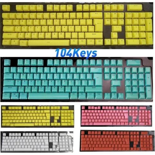 80% Off 104Pcs/Set Clear Backlight Keycap Cover Replacement for Mechanical Keyboard