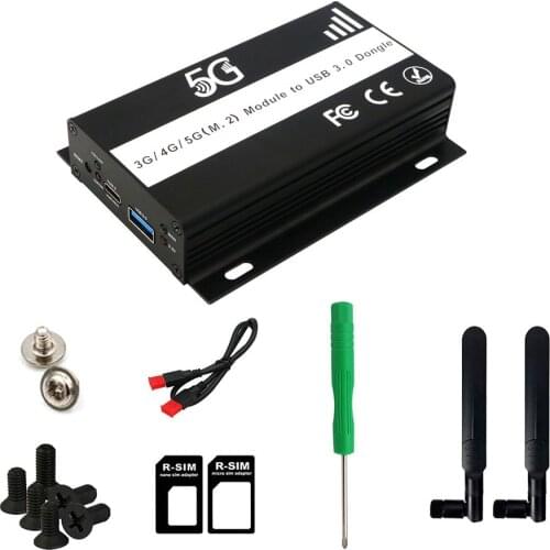 M.2 to USB 3.0 Adapter Antenna B Key NGFF Wireless Converter with SIM Card Slot 3G / 4G / 5G LTE Module for Desktop Accessories