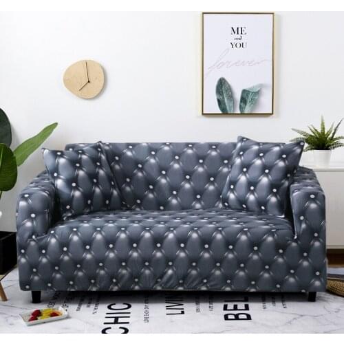 1/2/3/4 Seater Geometric Sofa Cover Elastic Stretch Modern Chair Couch Cover Sofa Covers for Living Room Furniture Protector 1PC