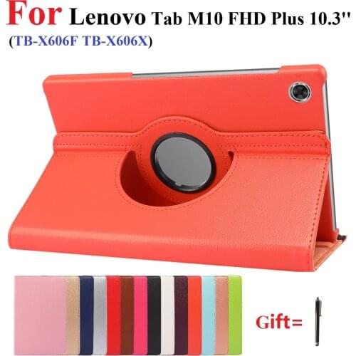 360 Degree Rotating Cover for Lenovo Tab M10 HD 2nd Gen 10.1'' TB-X306X Tablet Funda Stand for X505F X605F X606X X606F 10.3