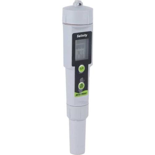 Digital Salinity Meter Durable 0-199.9 Ppt Salinity Detector for Drinking Water Laboratories for Swimming Pools Fisheries