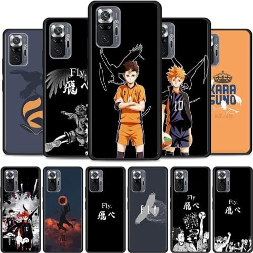 Haikyuu Fly Phone Case For Xiaomi Redmi 9 9C 9A K40 8 7A 8A 7 6A 6 K30 Pro 10 6 9I 9T Silicone Cover Coque Fundas