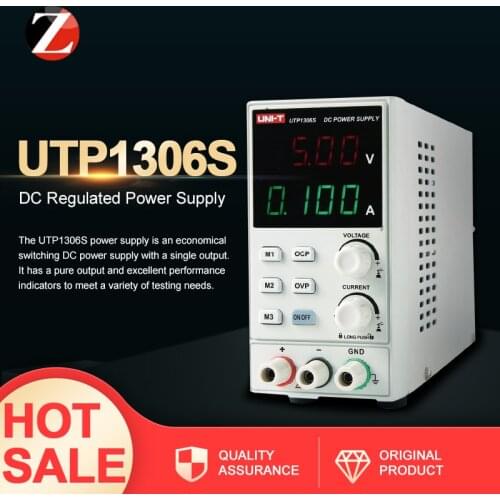 Switching DC Power Supply UNI-T UTP1306S 4 Digits Display LED 0-32V 0-6A High Precision Adjustable Mini Supply AC 110V 220V 50Hz