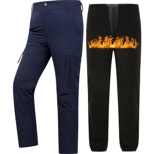 Ski Pants Men and Women Windproof Waterproof Thick Fleece Liner 2 in 1 Removable Warm Snow Trousers Winter Ski Snowboard Pant