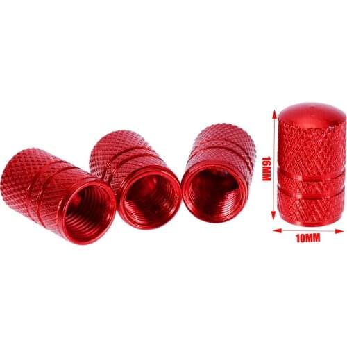 4pcs 16x10mm Round Car Wheel Tire Valve Air Stem Cap Cover Auto Tire Accessories For Car Truck Bikes