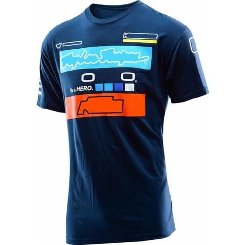 Off-road Motorcycle Short-sleeved T-shirt Mens 2021 Riding Quick-drying Clothes Top Cultural Shirt Half-sleeved Custom-made The