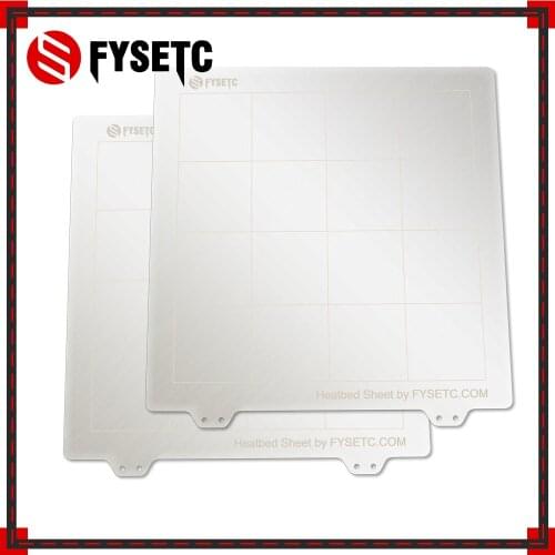 2pcs 235x235mm Spring Steel Sheet Heat Bed Platform Flexible Artificial Model For Ender-3 Ender 3 Pro CR-20 CR-20 PRO