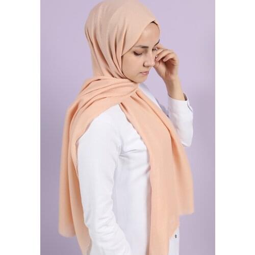 Scarves and Shawls Summer Turban Muslim Hijab Scarf For Girls Hijab 1 Piece Satin Cap Fabric Brode Dubai Scarf Arabic