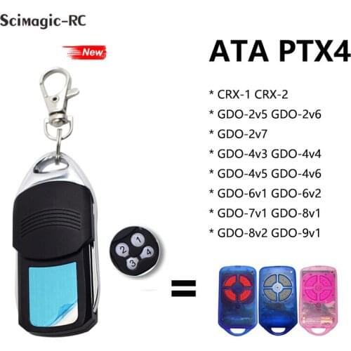 Rolling code Garage Gate Door Replacement Remote Control for ATA PTX4 PTX-4 433,92 MHz remote transmitter