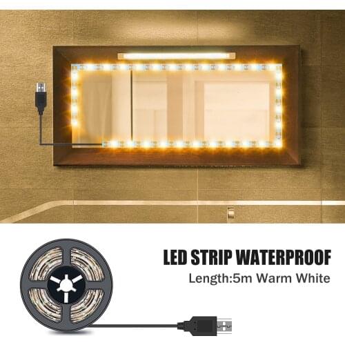 Cosmetic Mirror Light Strip LED Dressing Table Wall Lamp USB Bathroom Makeup Vanity Mirrors Led Light Bulb For Home Decorative