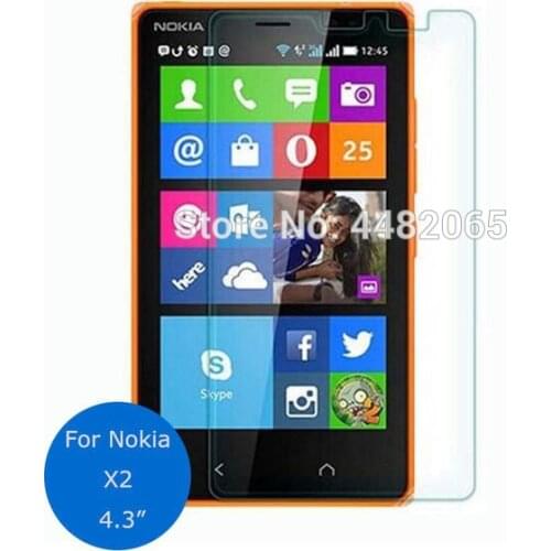 For Nokia X2 Tempered glass Screen Protector 0.26mm 9h Safety Protective Film on X2 Dual Sim Cover pelicula de vidro Guard