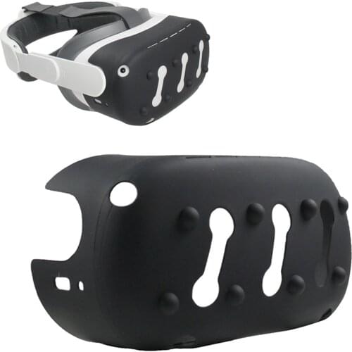 VR Helmet Protective Front Cover For Oculus Quest 2 Silicone Anti-Throw Protection Shell For Oculus Quest 2 Headset Accessories