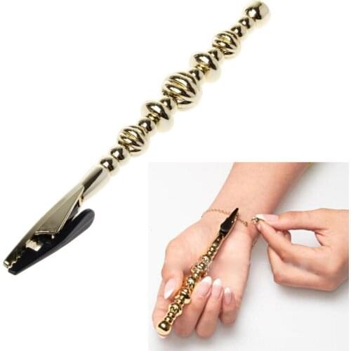 Gold Bracelet Wear Helping Hand Watch Holder Clasp Fastener Tools Jewelry Helper