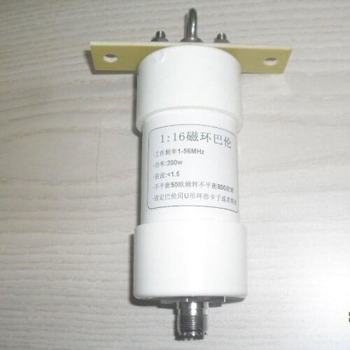 1:16 Balun 1-56MHzz 200W Impedance transformation HAM shortwave antenna Barron for fishing rod diamond antennas