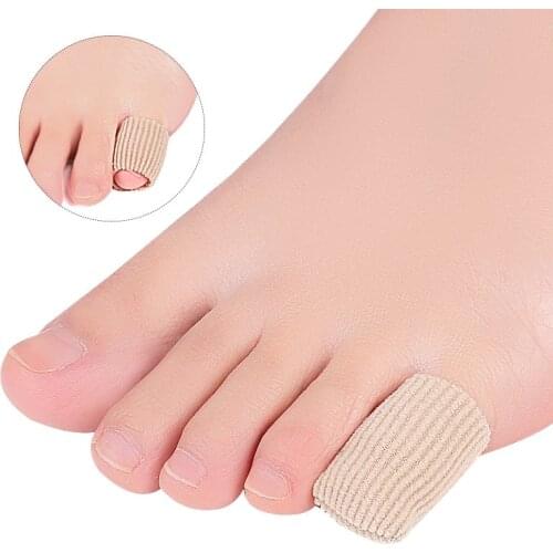 1piece Fabric Finger Toe Tube Protector Separator Corrector Pedicure Corn Callus Remover Hand Foot Pads Relieve Pain Care Tool