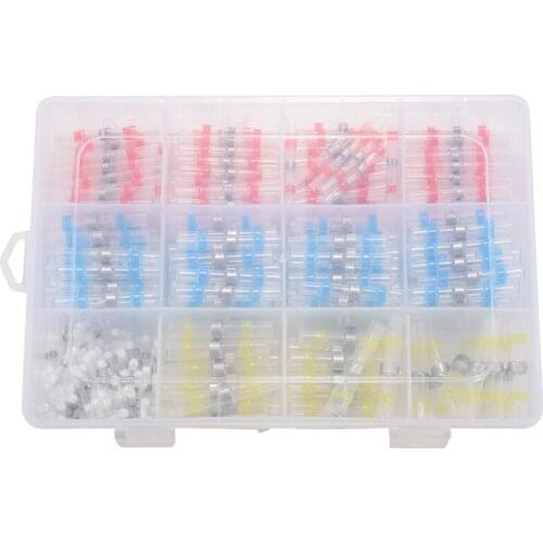 360PCS Heat Shrink Connectors Waterproof Solder Wire Connectors & Heat Shrink Butt Crimp Connectors - Electrical Connectors