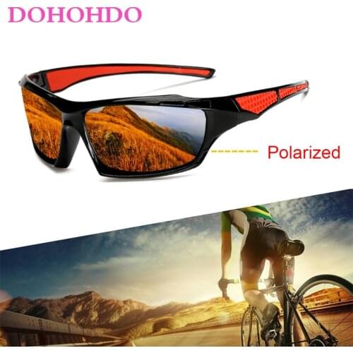 DOHOHDO 2020 New Stylish Mens Sunglasses Polarized Lens Unisex Glasses High Definition Eyewears Male Driving Accessories UV40