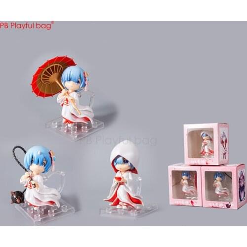 10CM Re: Zero Rem figure Japanese Anime-collections PVC-model-action-figure Christmas gifts HE47