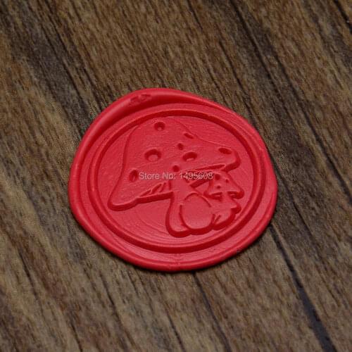 Mushroom wax seal stamp/ fungus wax seal stamp