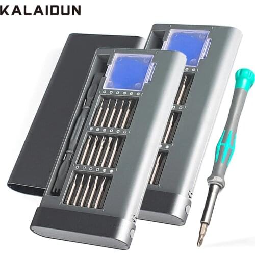 KALAIDUN 40 In 1 Precision Screwdriver Set Screw Driver Bit Magnetic Computer Mobile Phone Device Repair Disassembly Hand Tools