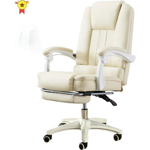 Computer Office Chair Gaming Home Leather Executive Swivel Gamer Chair Lifting Rotatable Armchair Footrest Adjustable Desk Chair