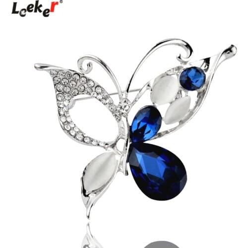 Leeker Butterfly Brooches For Clothes