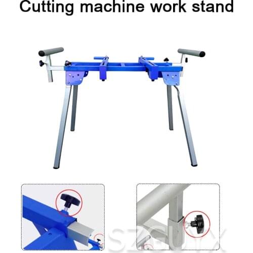 Multipurpose Moving bracket Cutting machine bracket Portable Miter saw Woodworking table Aluminum sawing machine Workbench