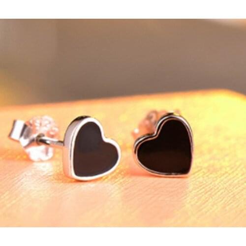 Trendy Fashion Elegant Cute Pearl Women Earrings Hot Selling New Drop Black Earring For Girl Gift For Girlfriend Stone Jewelry